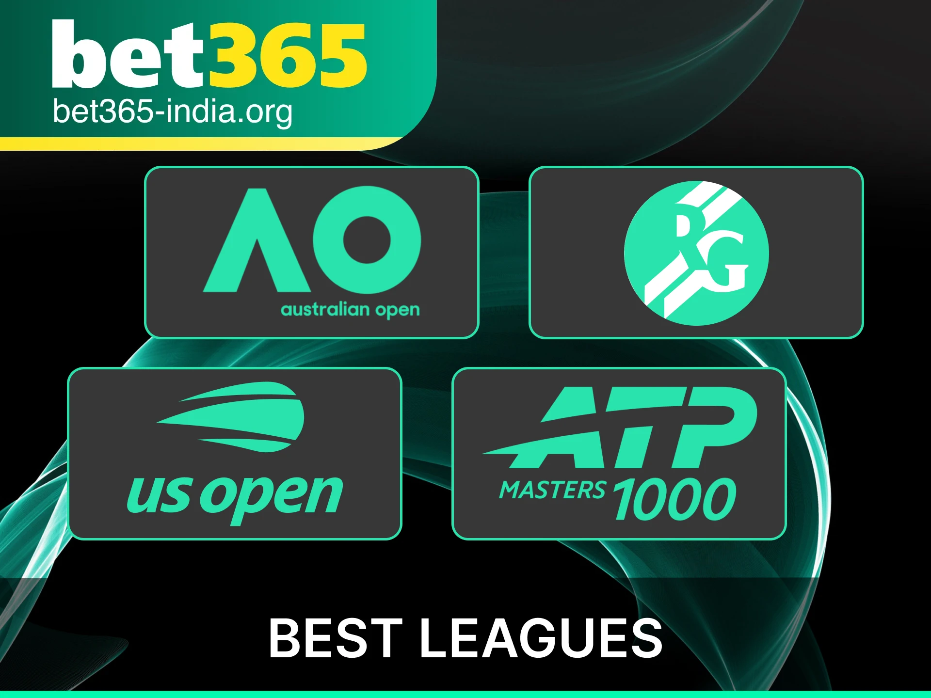 Bet on the best tennis leagues and Grand Slams at official Bet365 India.