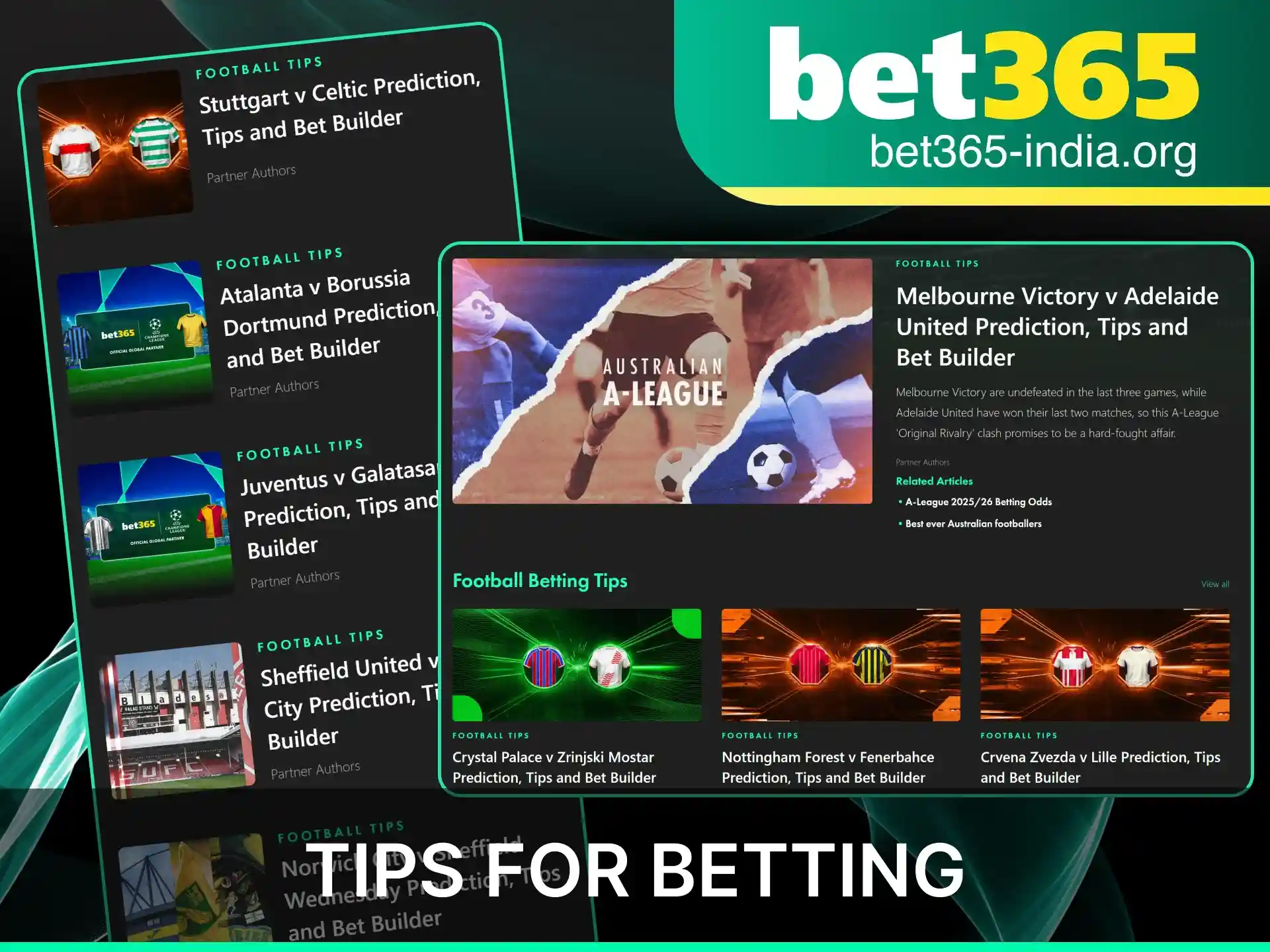 Helpful tips to improve your football betting results at Bet365 India.